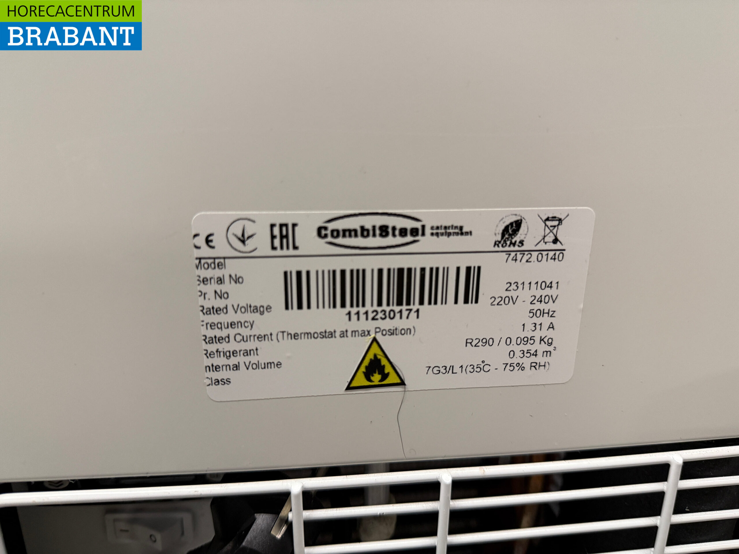 Mobile Combisteel Ibiza Scoop ice cream display case 8 trays 230V Horeca - Image 8