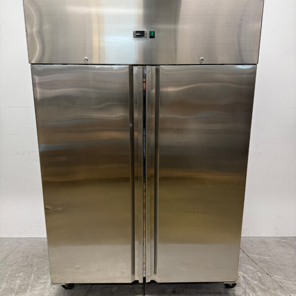 Stainless Steel Double Door Freezer Mobile 1200 liters 230V Catering