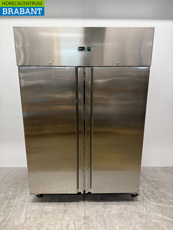 Stainless Steel Double Door Freezer Mobile 1200 liters 230V Catering