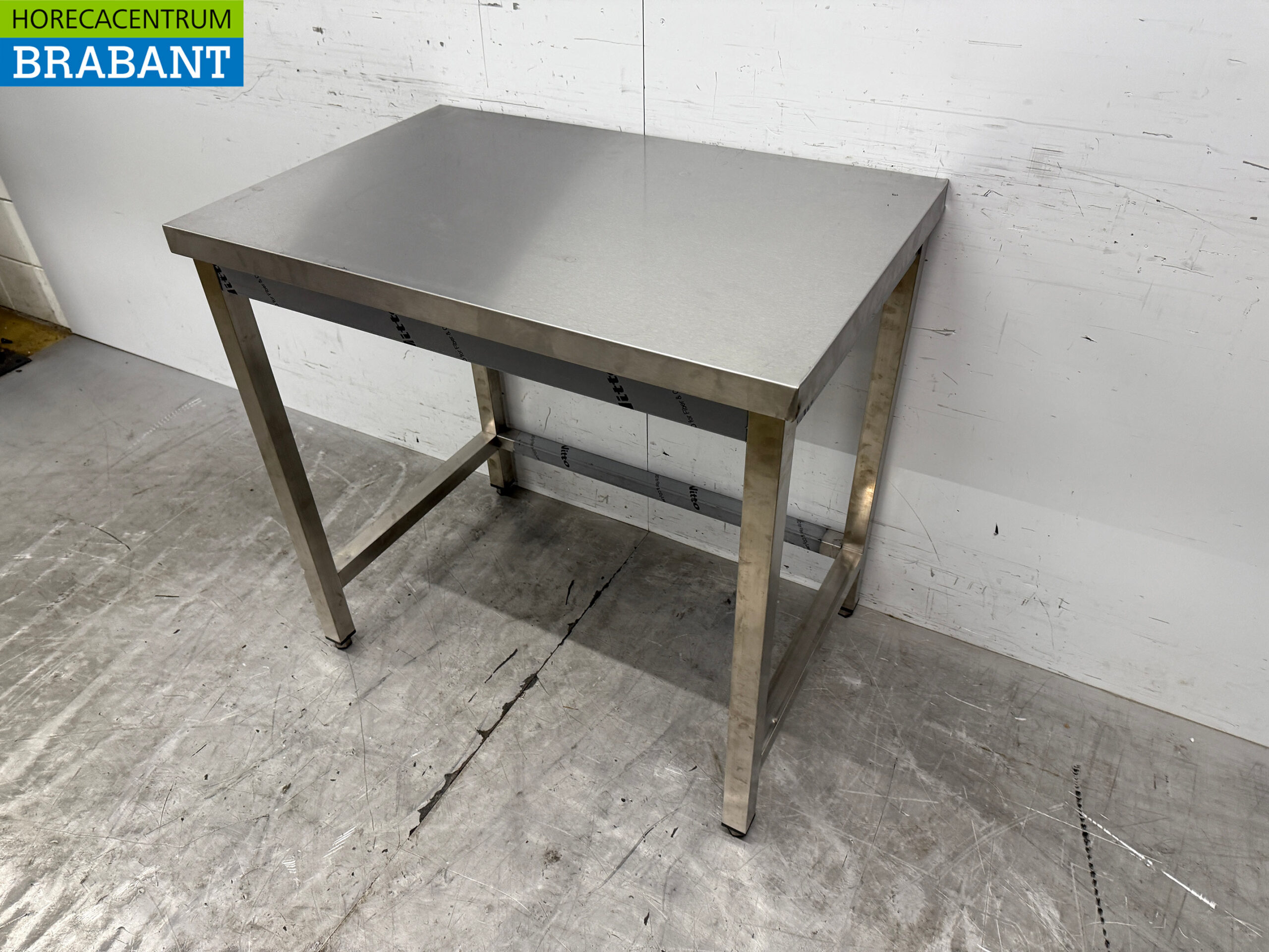 Stainless steel Worktable 90 x 60 x 85.5 cm Catering - Image 2