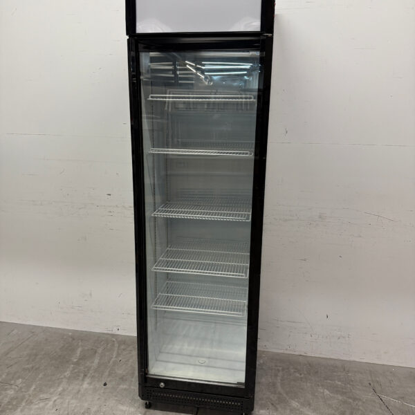 Glass door refrigerator Beverage cooler 410 liters 230V Catering