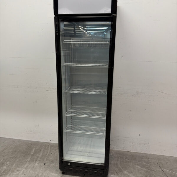 Glass door refrigerator Beverage cooler 410 liters 230V Catering