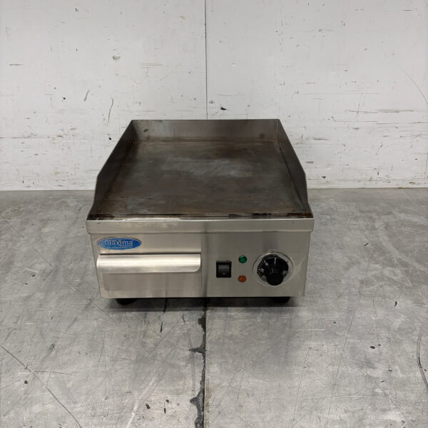 Stainless steel Baking Tray Griddle Smooth 36 cm 230V Catering