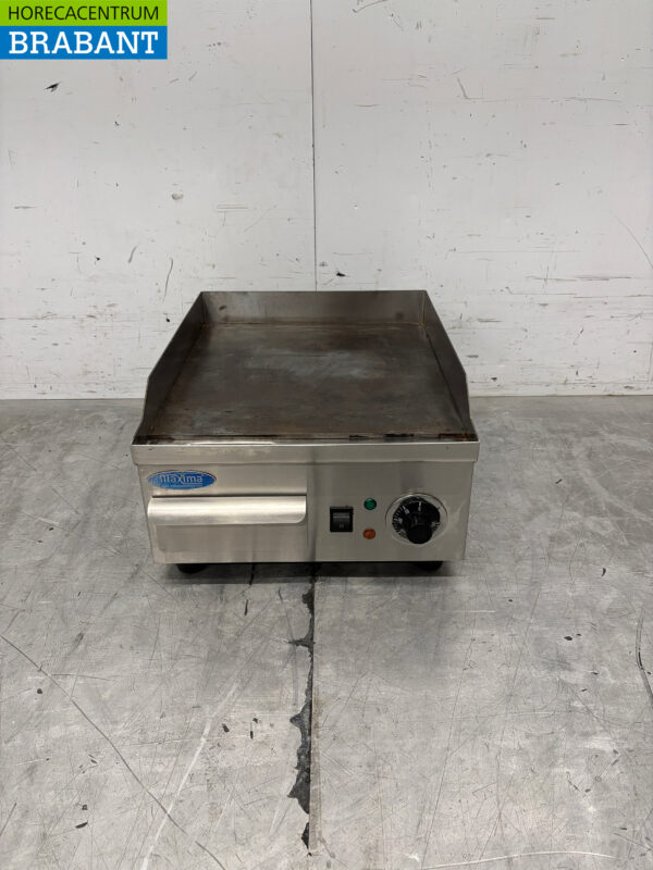 Stainless steel Baking Tray Griddle Smooth 36 cm 230V Catering