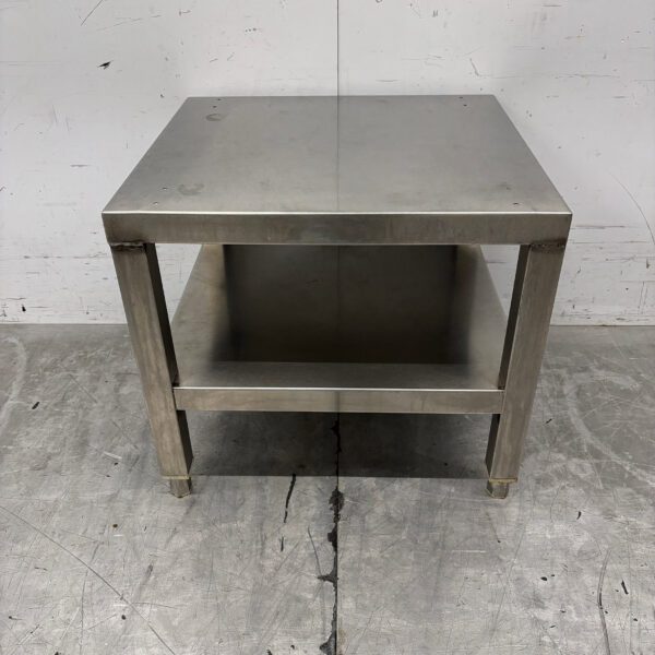 Stainless steel Worktable Etagere with Undershelf 51.5 x 47.5 x 46 cm Catering