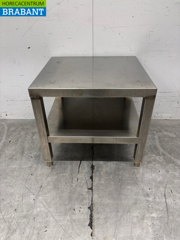 Stainless steel Worktable Etagere with Undershelf 51.5 x 47.5 x 46 cm Catering