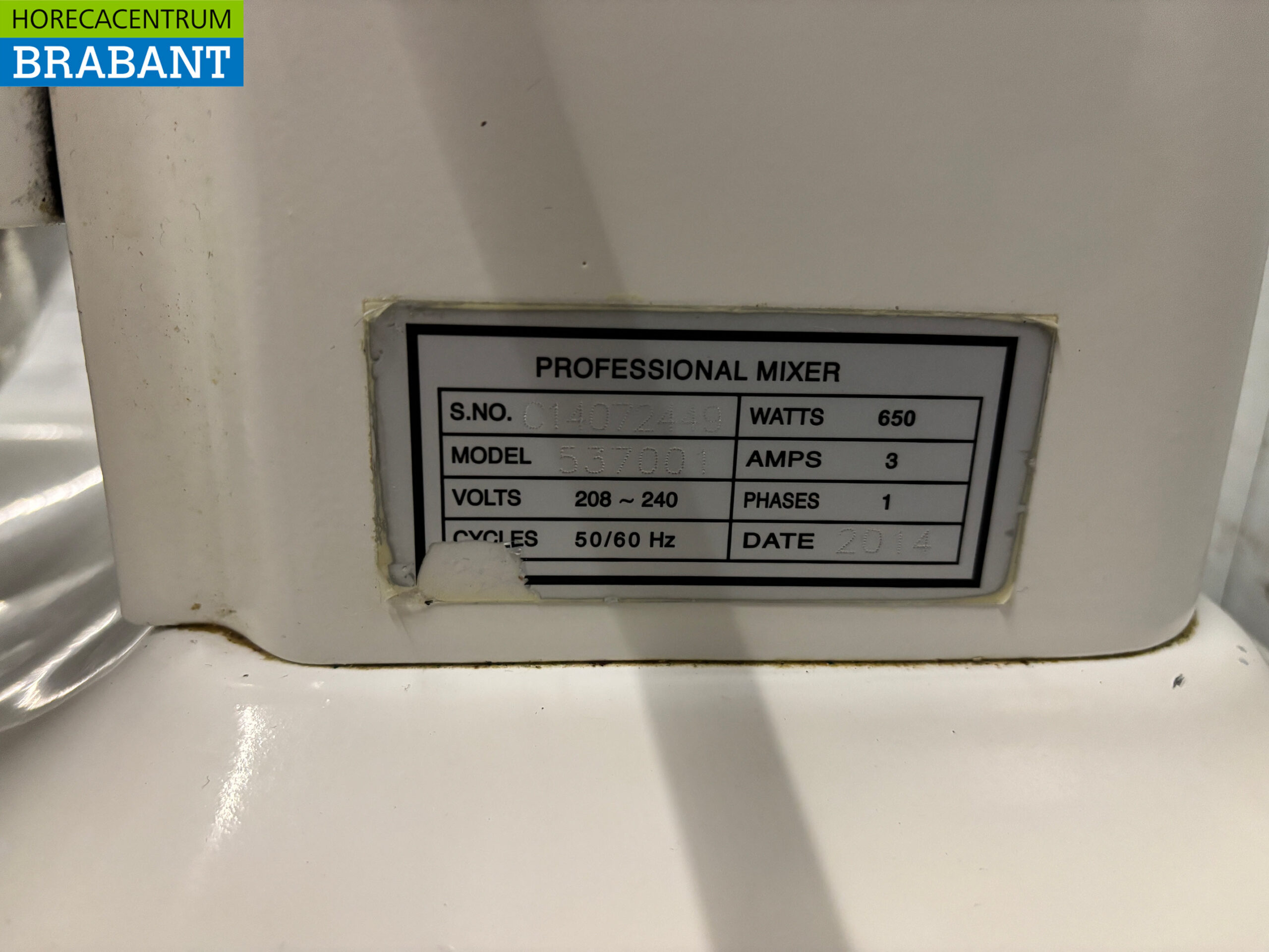 Caterchef Planet Mixer Stainless Steel Tub 10 liter 230V Catering - Image 5
