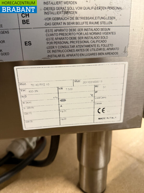 Stainless steel Modular Fryer 10 liter 400V Catering - Image 6