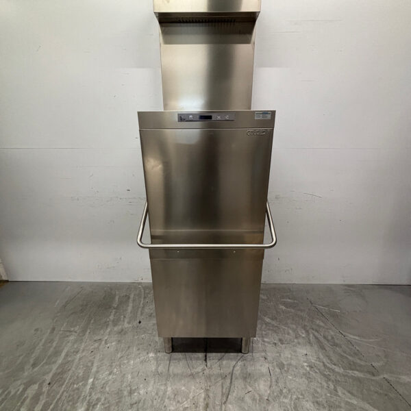 Stainless steel Colged Sliding dishwasher with drain pump 400V Catering