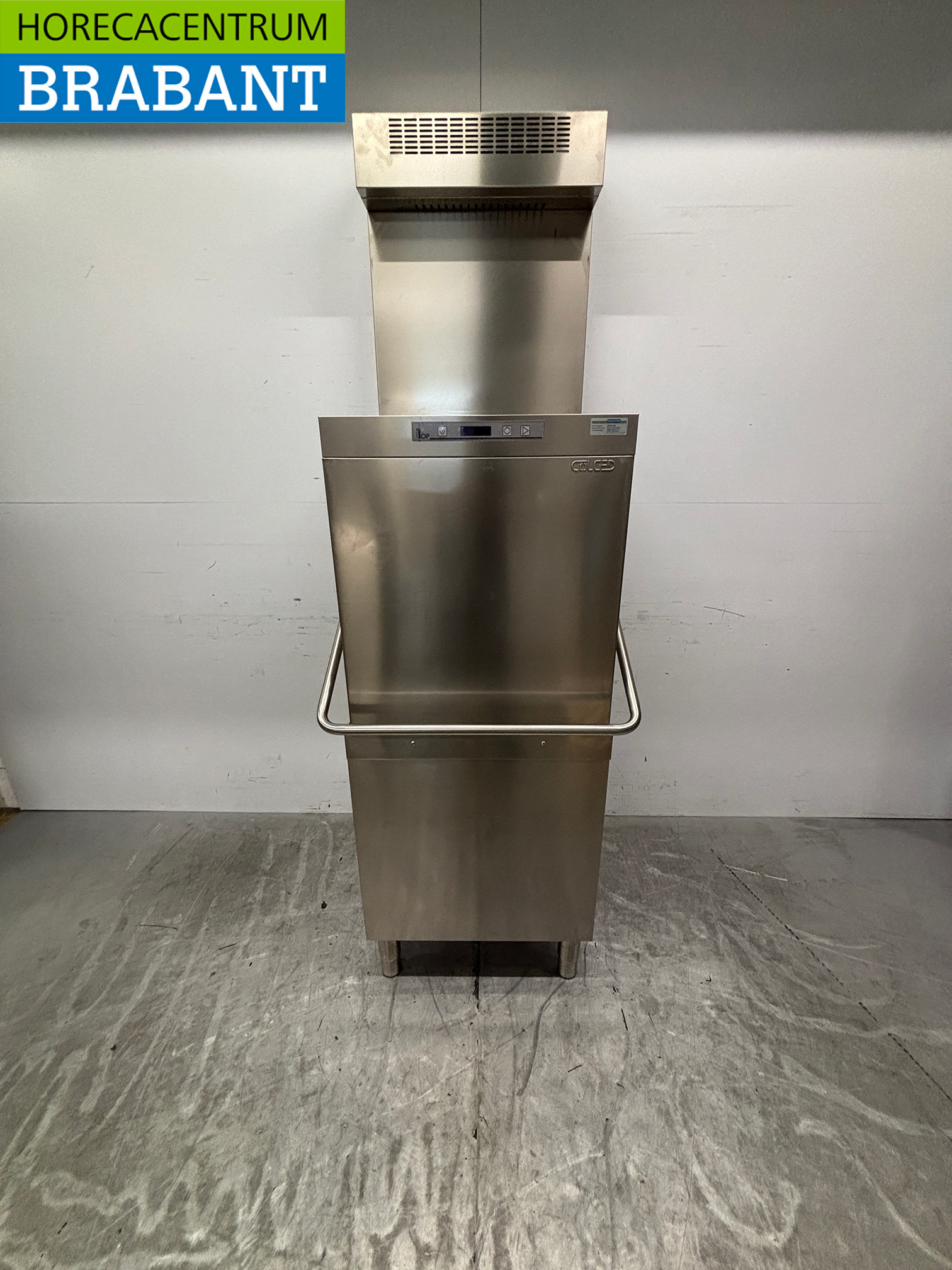 Stainless steel Colged Sliding dishwasher with drain pump 400V Catering