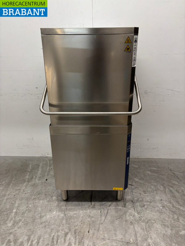 Stainless steel Zanussi Sliding dishwasher with drain pump 400V Catering