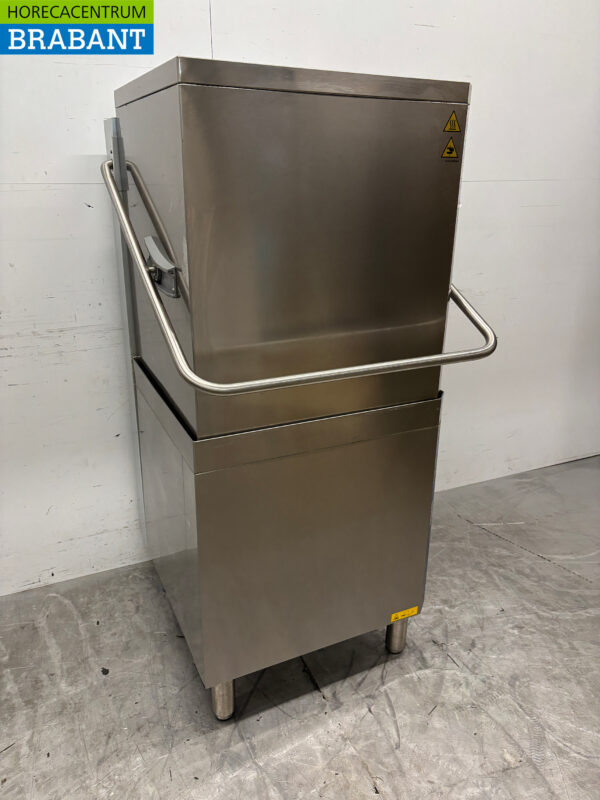 Stainless steel Zanussi Sliding dishwasher with drain pump 400V Catering - Image 3