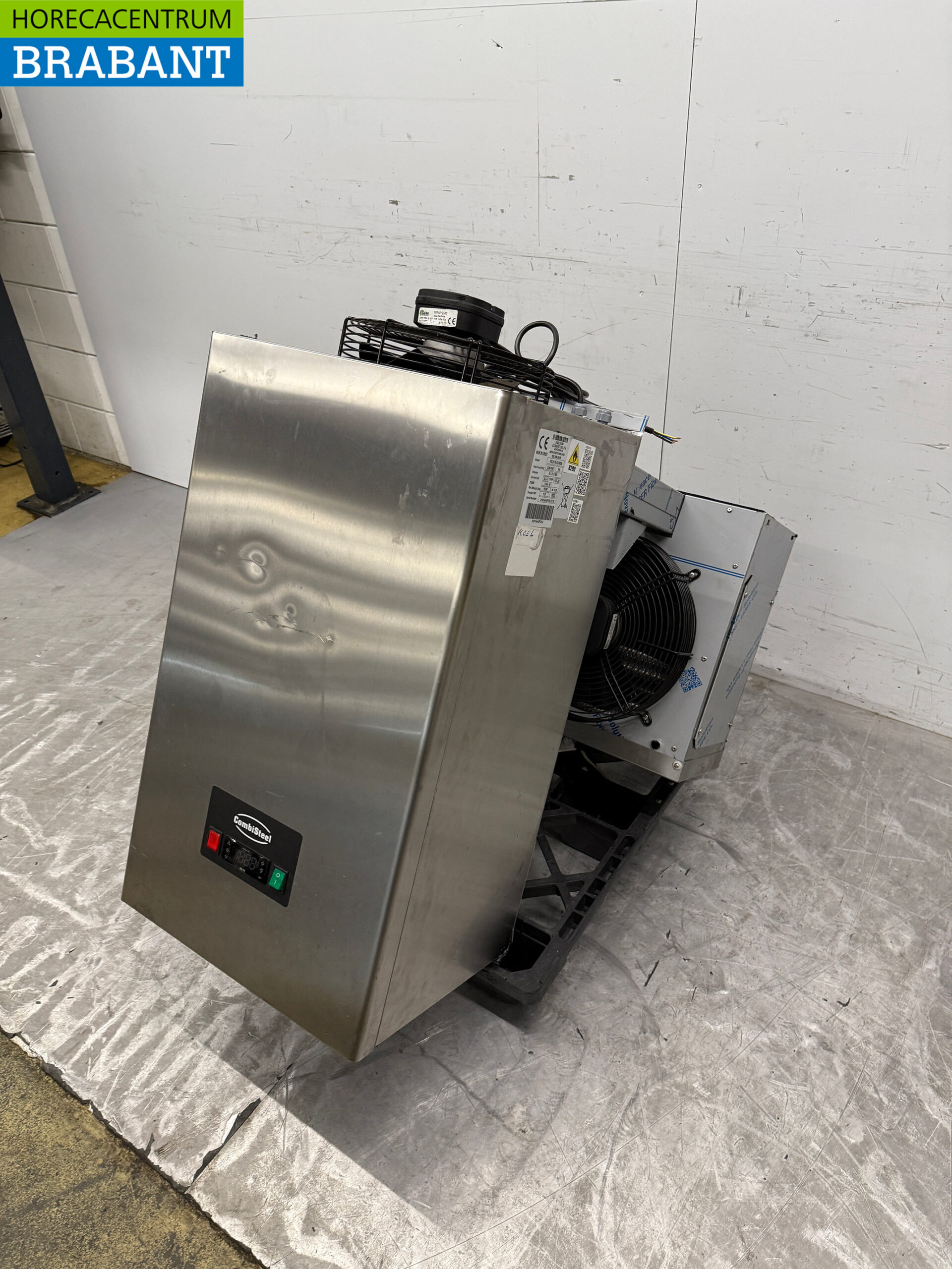 Stainless steel Combisteel Refrigeration Unit Refrigerator Insert Monoblock Wall Unit 10 m3 230V Horeca - Image 2