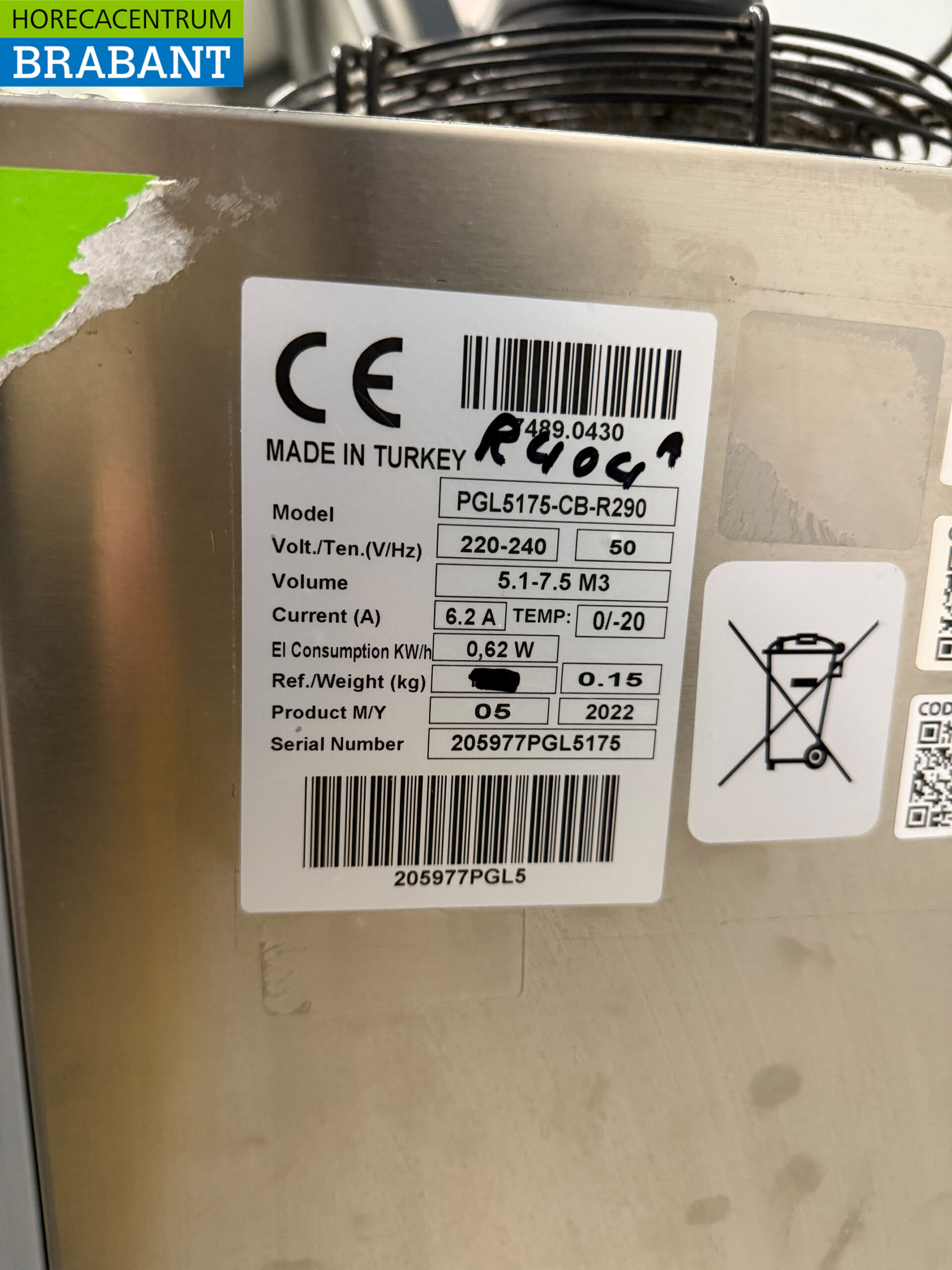 Stainless steel Combisteel Refrigeration Unit Refrigerator Insert Monoblock Wall Unit 10 m3 230V Horeca - Image 5