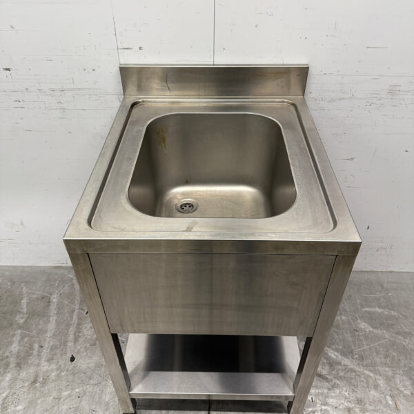 Stainless steel Rinse Table Sink 60 x 70 cm Catering