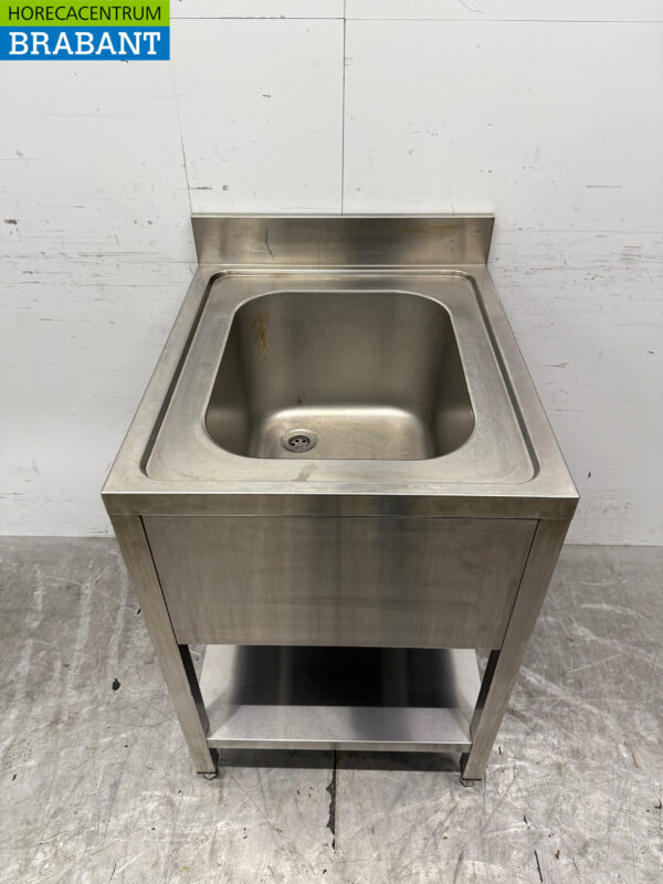 Stainless steel Rinse Table Sink 60 x 70 cm Catering