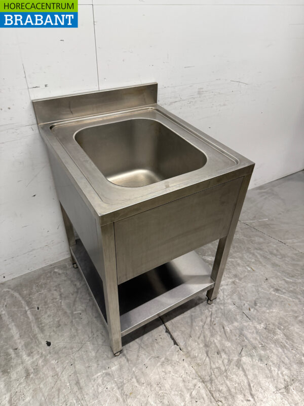 Stainless steel Rinse Table Sink 60 x 70 cm Catering - Image 3