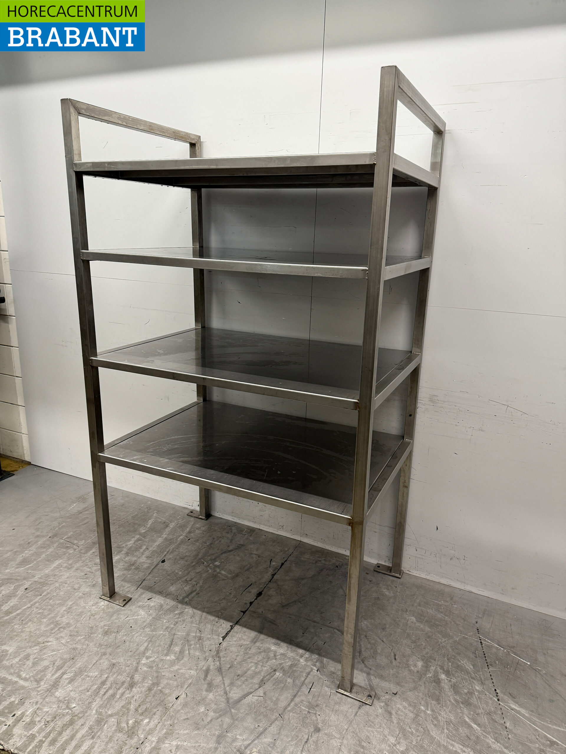 Stainless steel Storage Rack Shelving 115.5 x 80 x 200 cm Catering - Image 3
