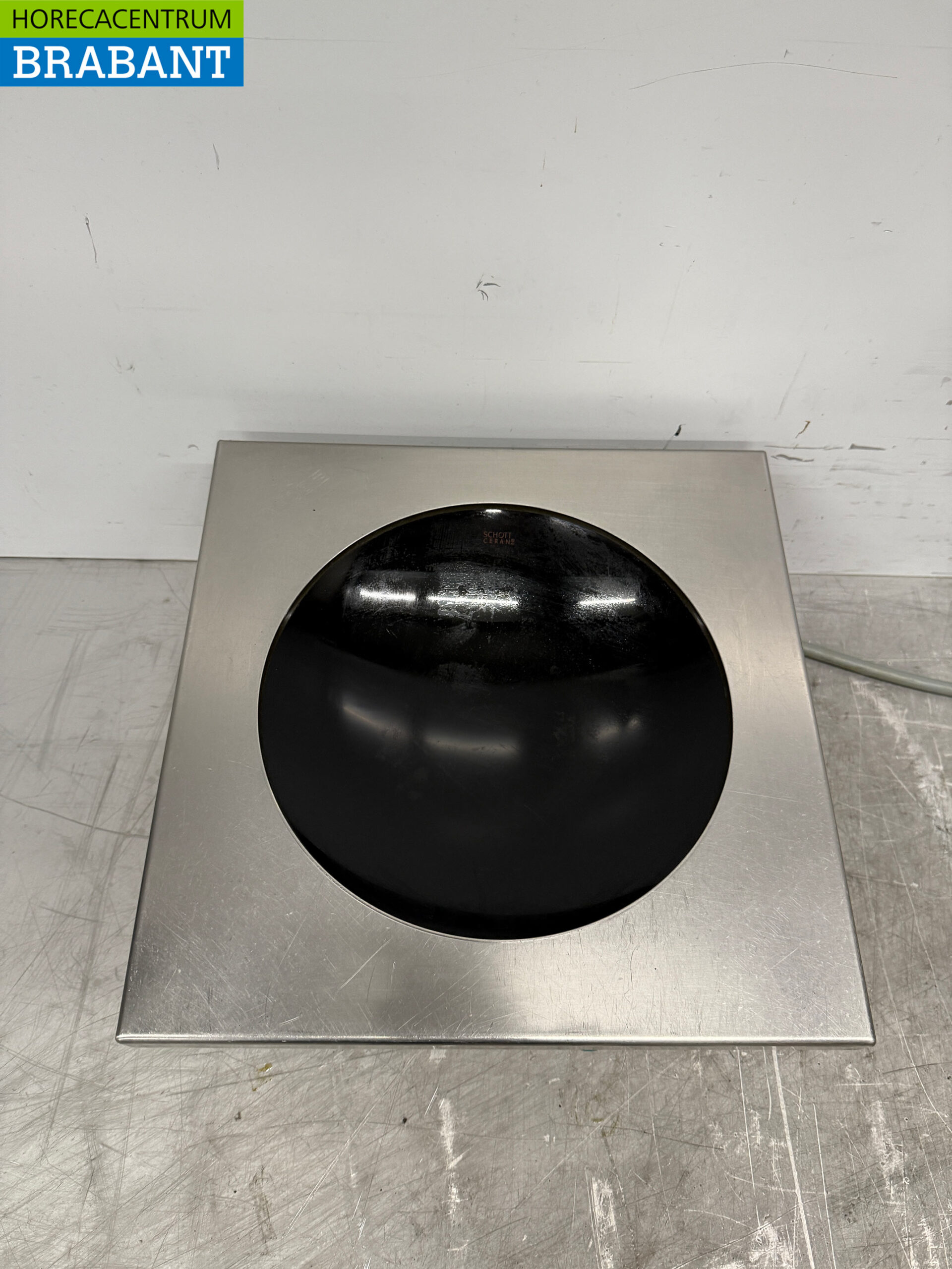 Stainless steel Bohner Induction Wok Wok plate with wok pan 5 kW 400V Horeca - Image 4