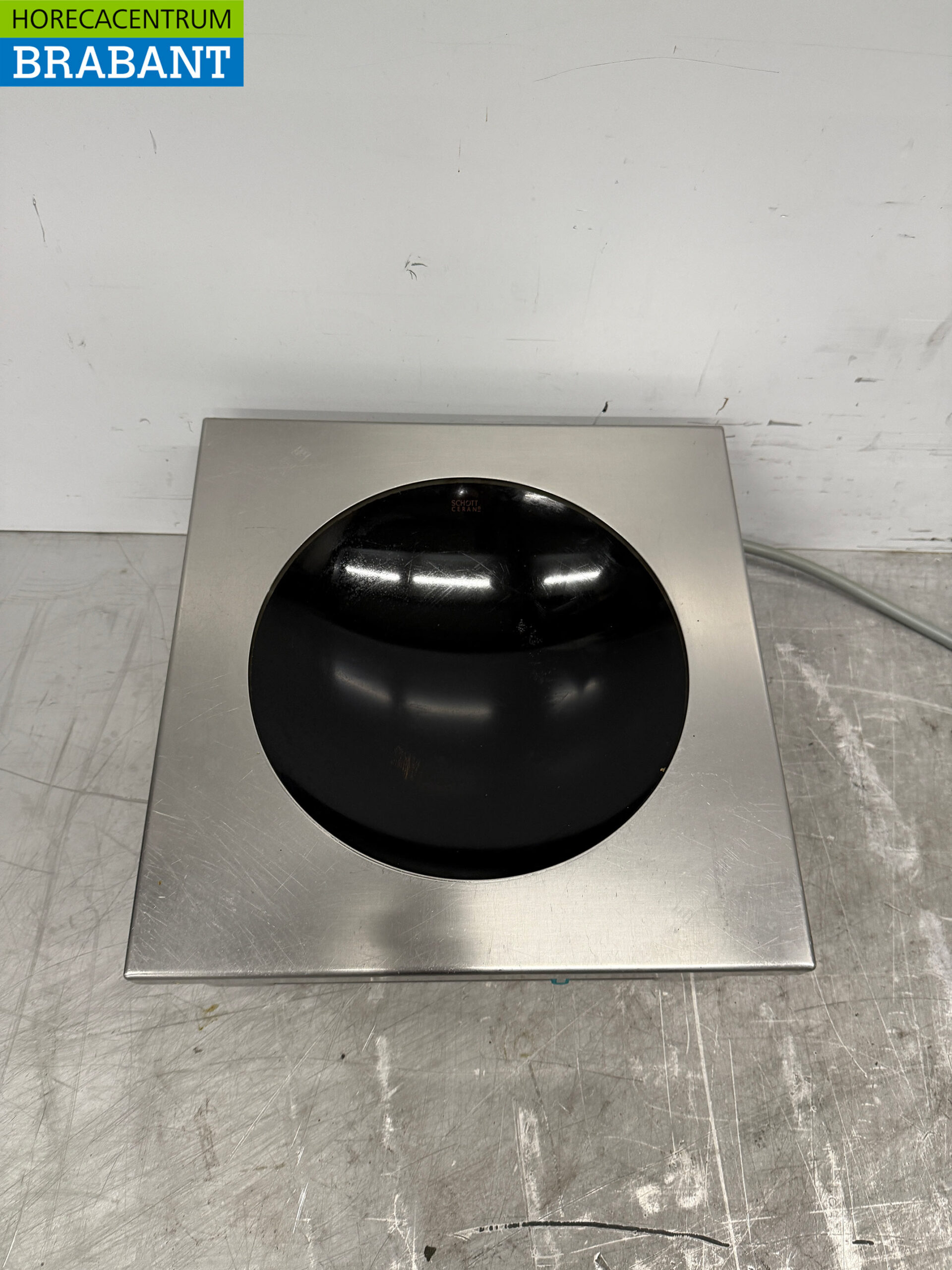 Stainless steel Bohner Induction Wok Wok plate with wok pan 5 kW 400V Horeca - Image 4