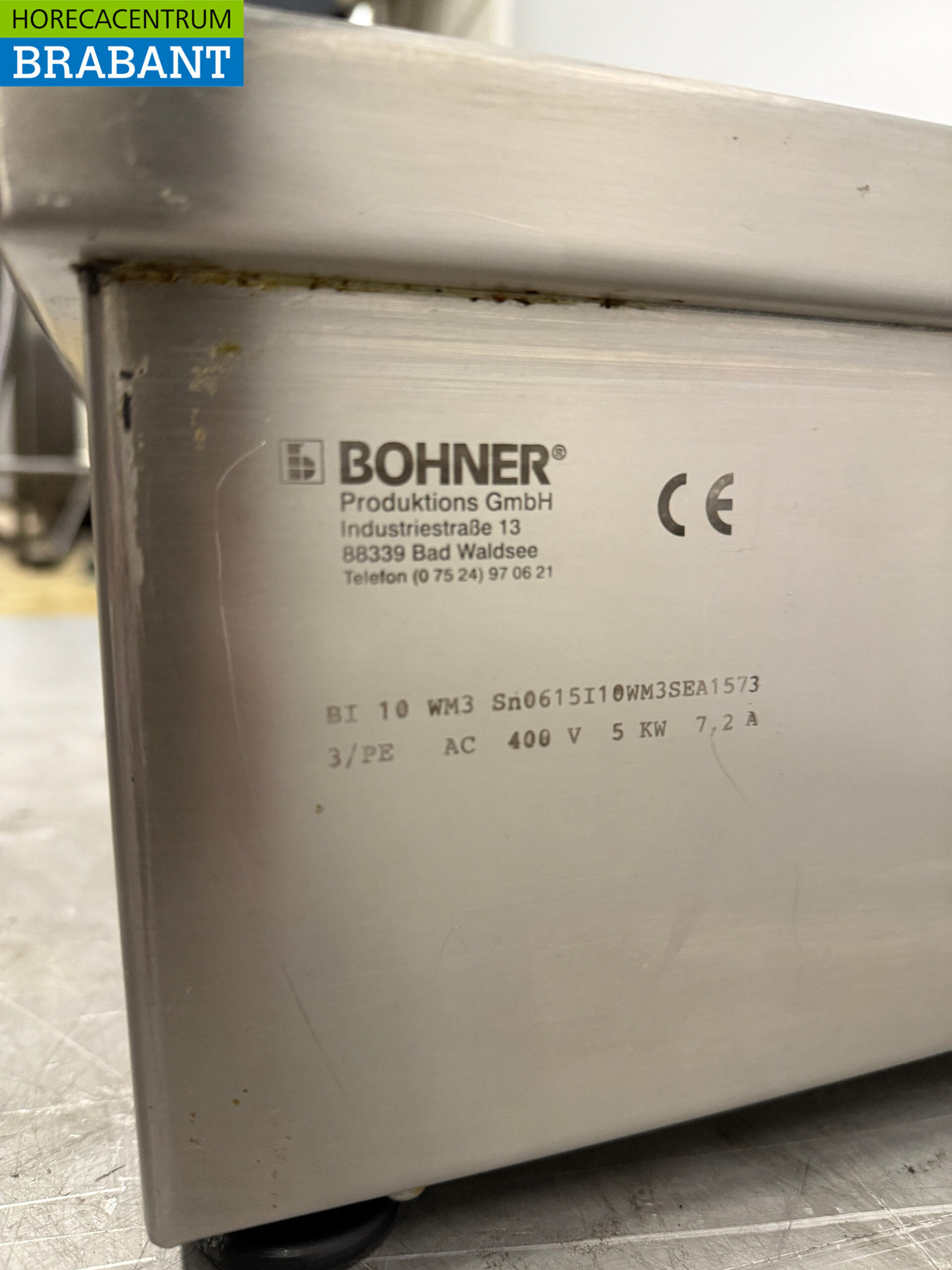 Stainless steel Bohner Induction Wok Wok plate with wok pan 5 kW 400V Horeca - Image 5