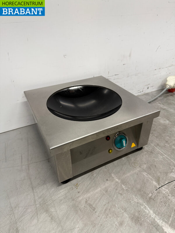 Stainless steel Bohner Induction Wok Wok plate with wok pan 5 kW 400V Horeca - Image 3