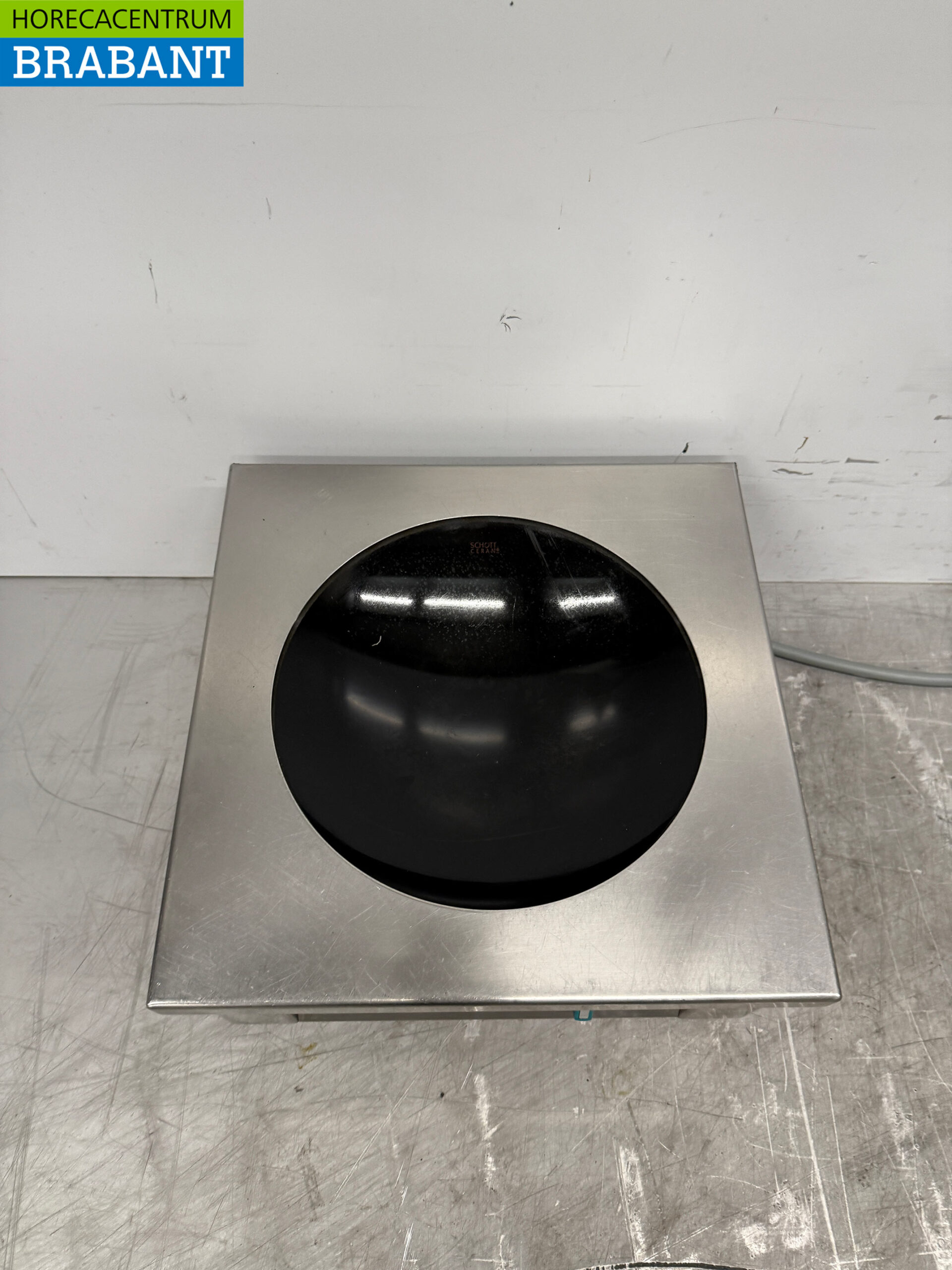 Stainless steel Bohner Induction Wok Wok plate with wok pan 5 kW 400V Horeca - Image 4