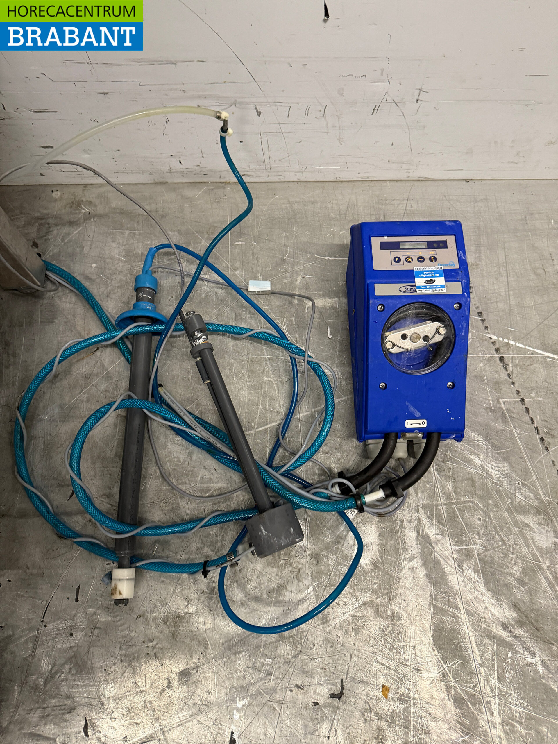 Stainless steel Winterhalter Pass-through dishwasher with drain pump and soap pump 400V Horeca - Image 7