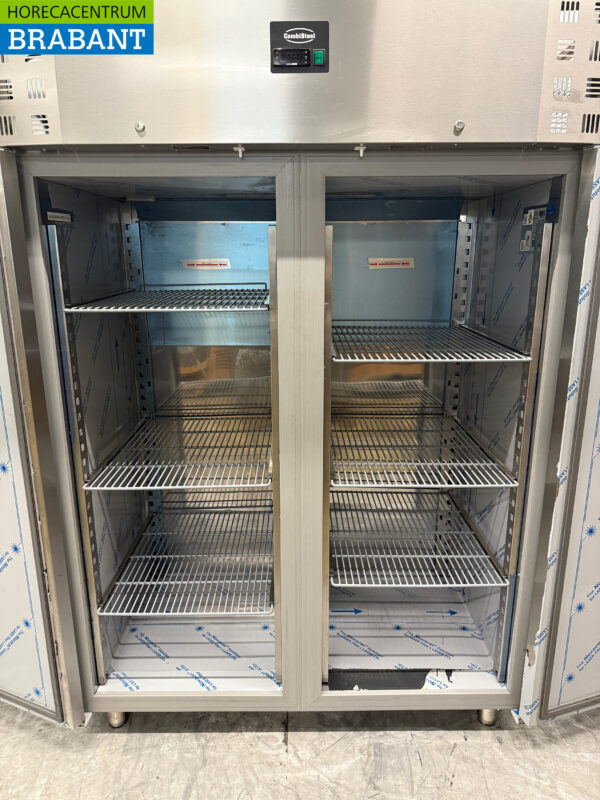Stainless steel Combisteel Double Door Freezer 1400 liters 230V Horeca - Image 4