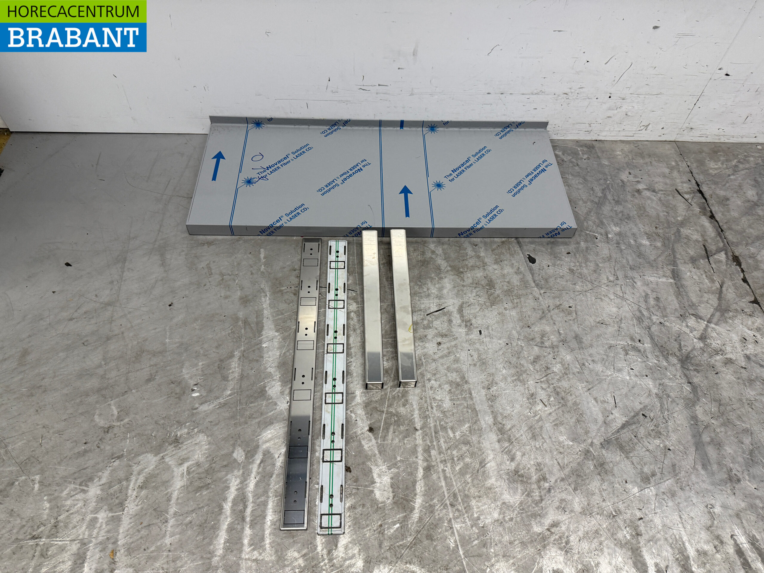 Stainless steel Wall Shelf 100 x 40 cm Catering