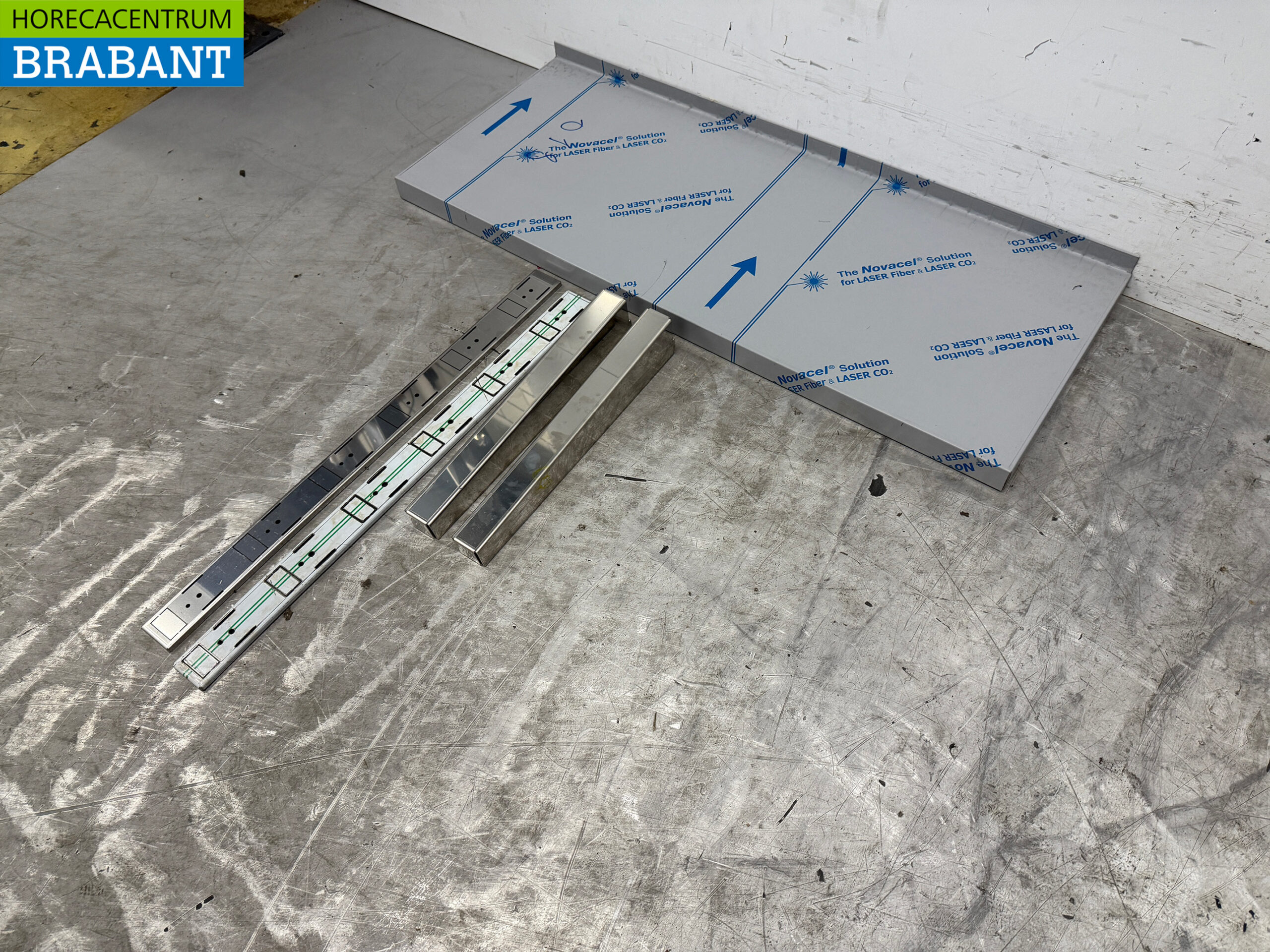 Stainless steel Wall Shelf 100 x 40 cm Catering - Image 3