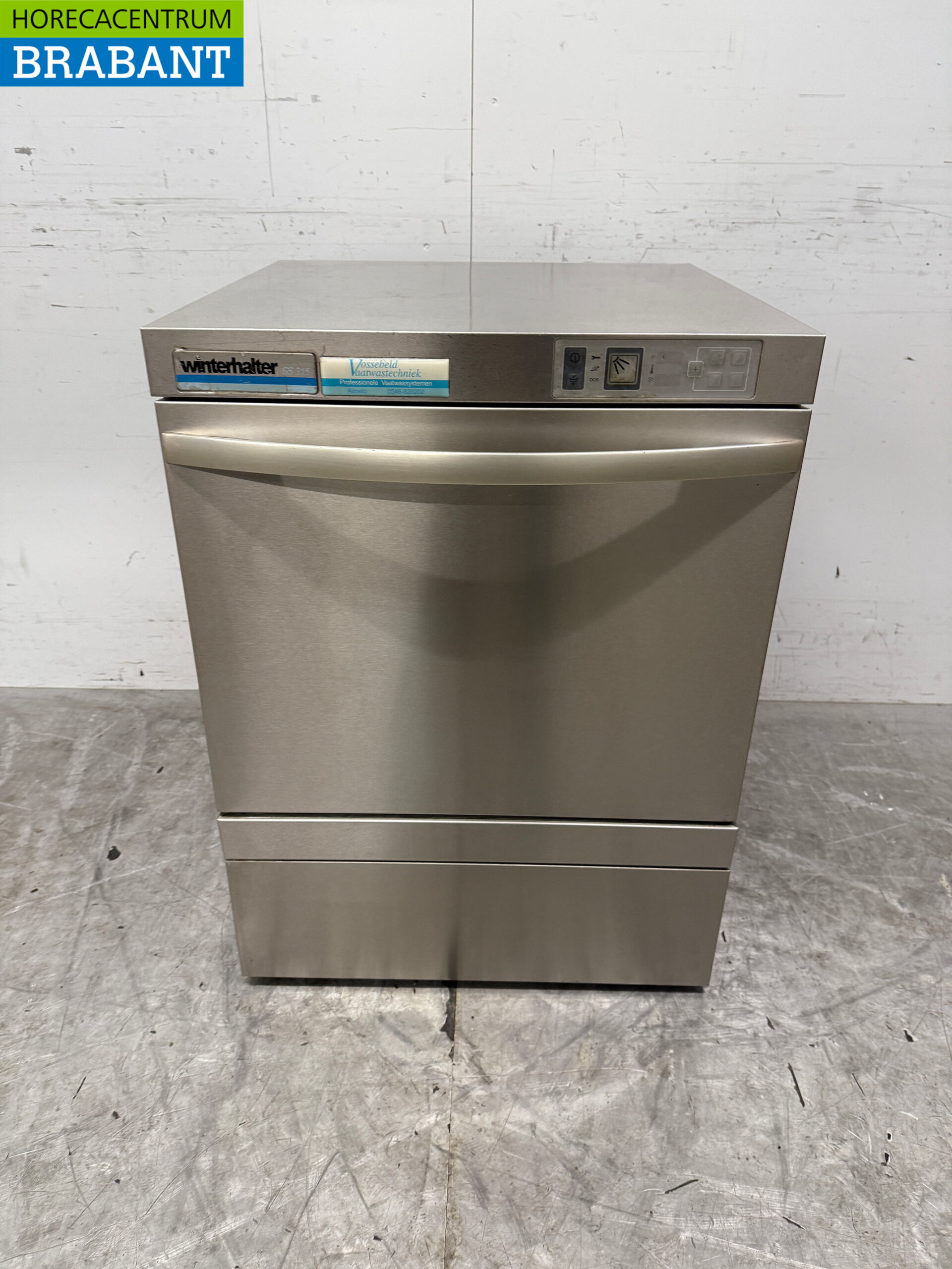 Stainless steel Winterhalter Dishwasher with drain pump 400V Horeca