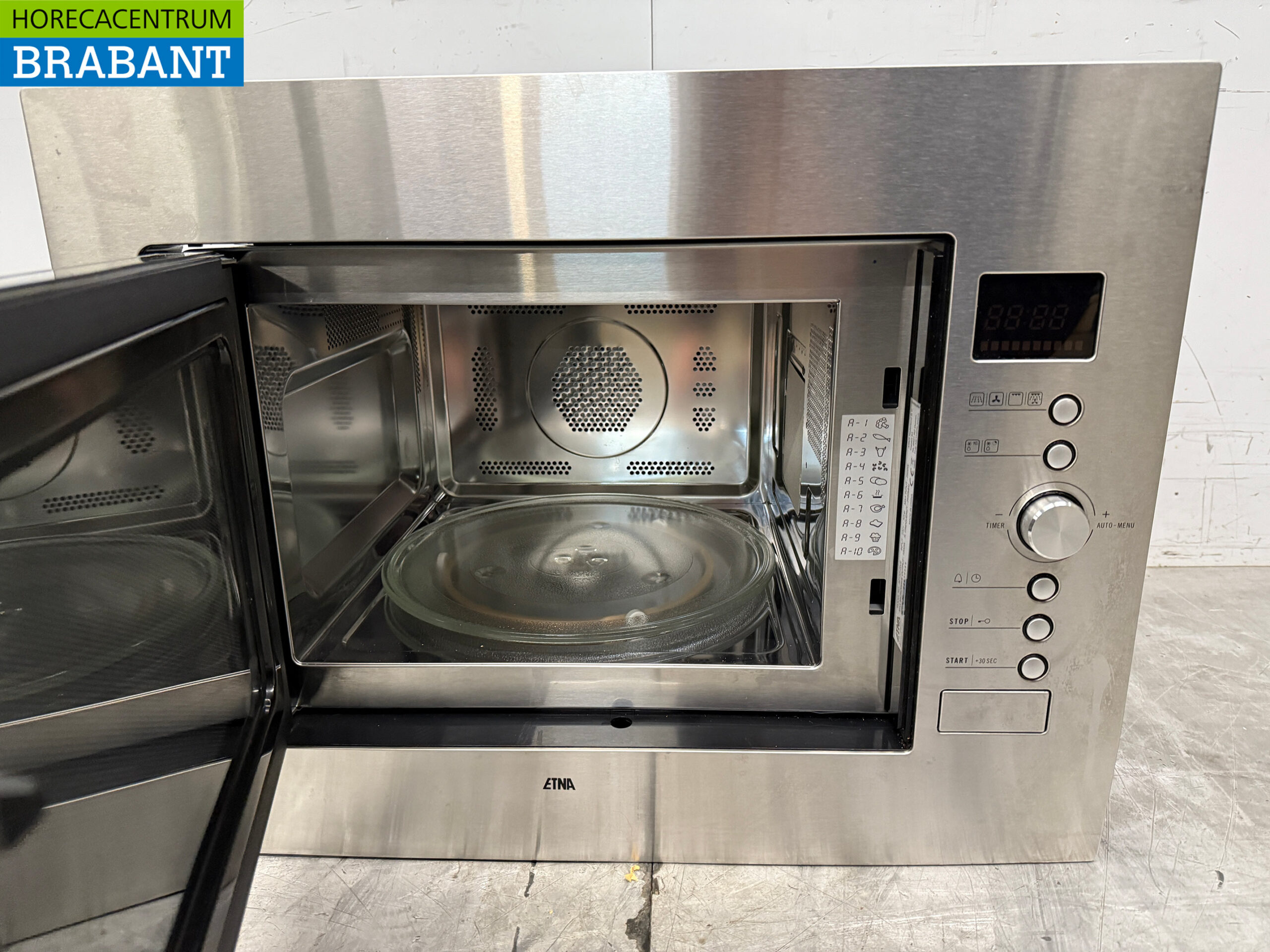 Stainless steel Etna Combi Microwave 1000 Watt Built-in 230V Catering - Image 4