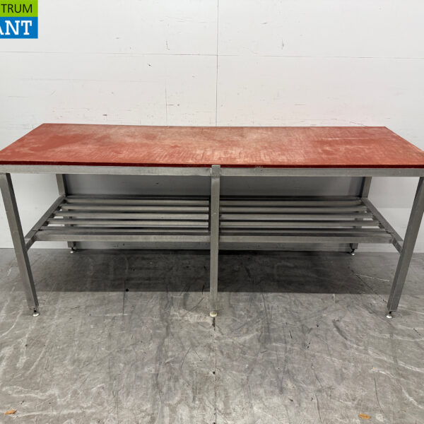 Aluminum Cutting Table 211 x 70 x 90 cm Catering Butchery