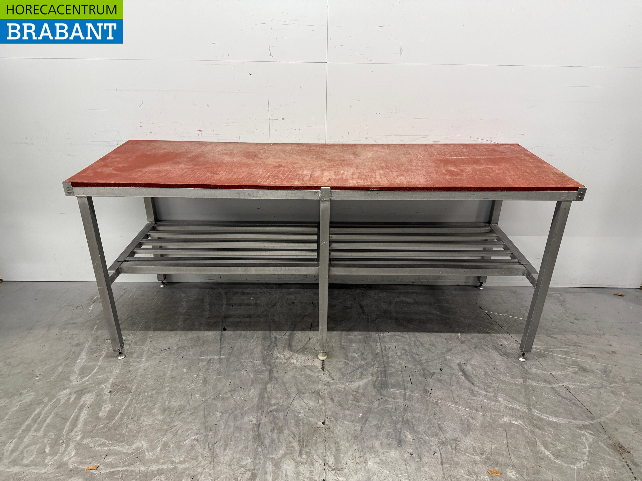 Aluminum Cutting Table 211 x 70 x 90 cm Catering Butchery