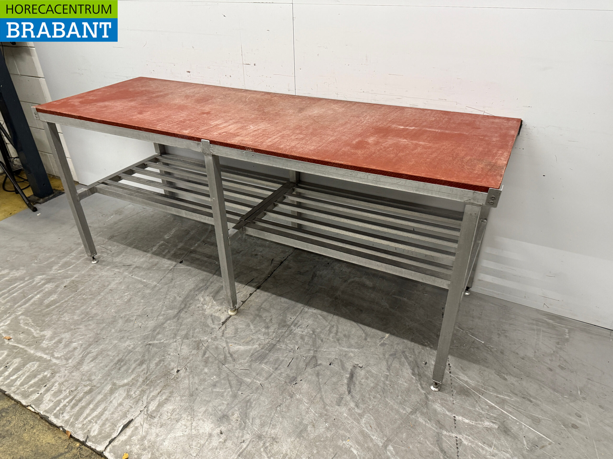 Aluminum Cutting Table 211 x 70 x 90 cm Catering Butchery - Image 2