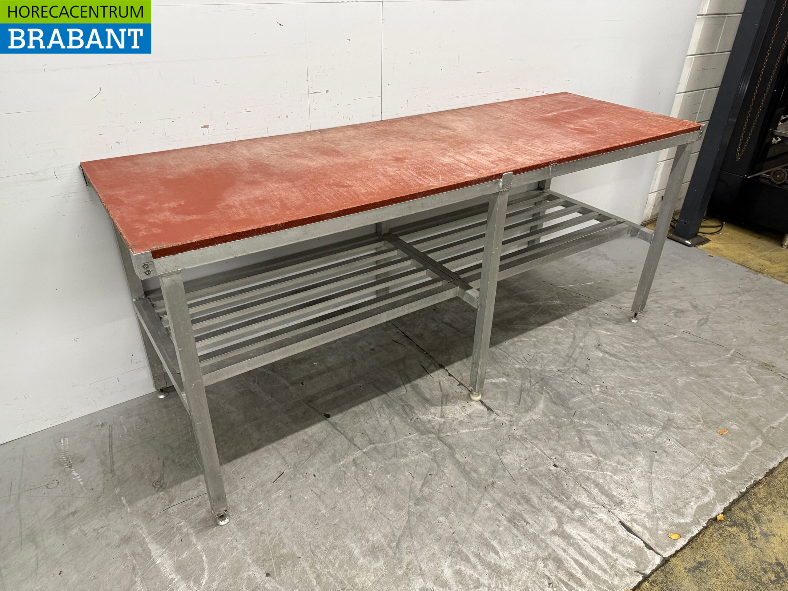 Aluminum Cutting Table 211 x 70 x 90 cm Catering Butchery - Image 3