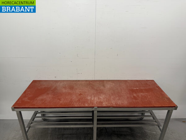 Aluminum Cutting Table 211 x 70 x 90 cm Catering Butchery - Image 4