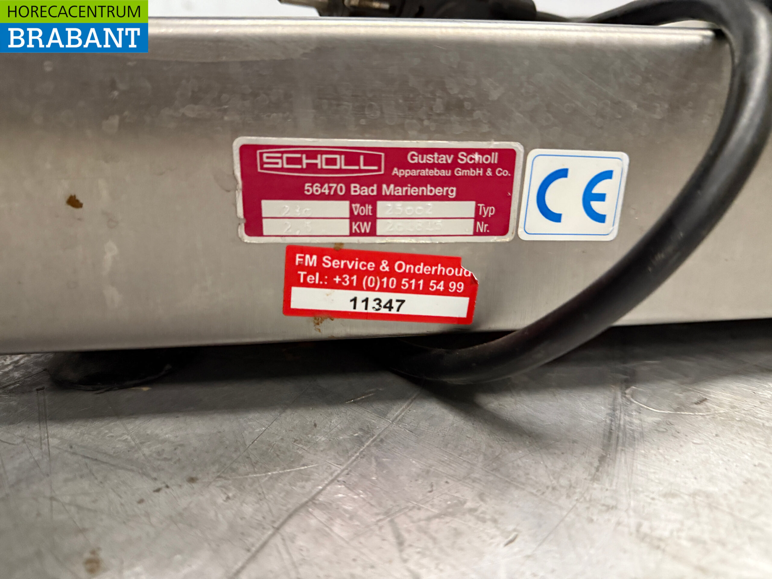 Stainless steel Scholl Hot Plate With Heat Lamps 85 cm 230V Catering 2,5 kw - Image 4