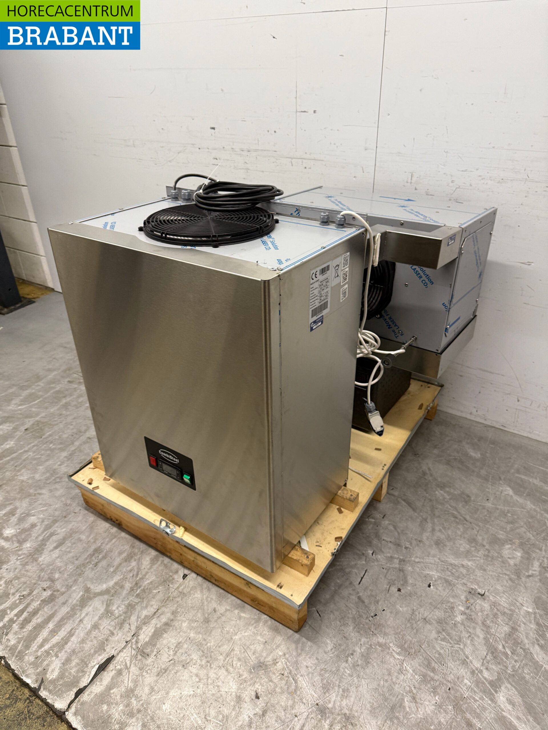 Stainless steel Combisteel Refrigeration Unit Refrigerator Insert Monoblock Wall Unit 15 m3 230V Horeca - Image 2