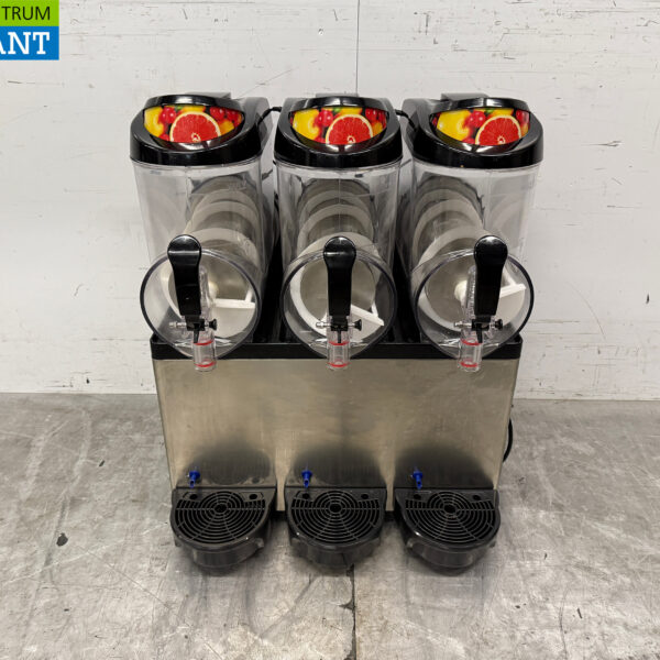 Stainless steel Slush Machine Granita Machine 3 x 12 liters 230V Horeca