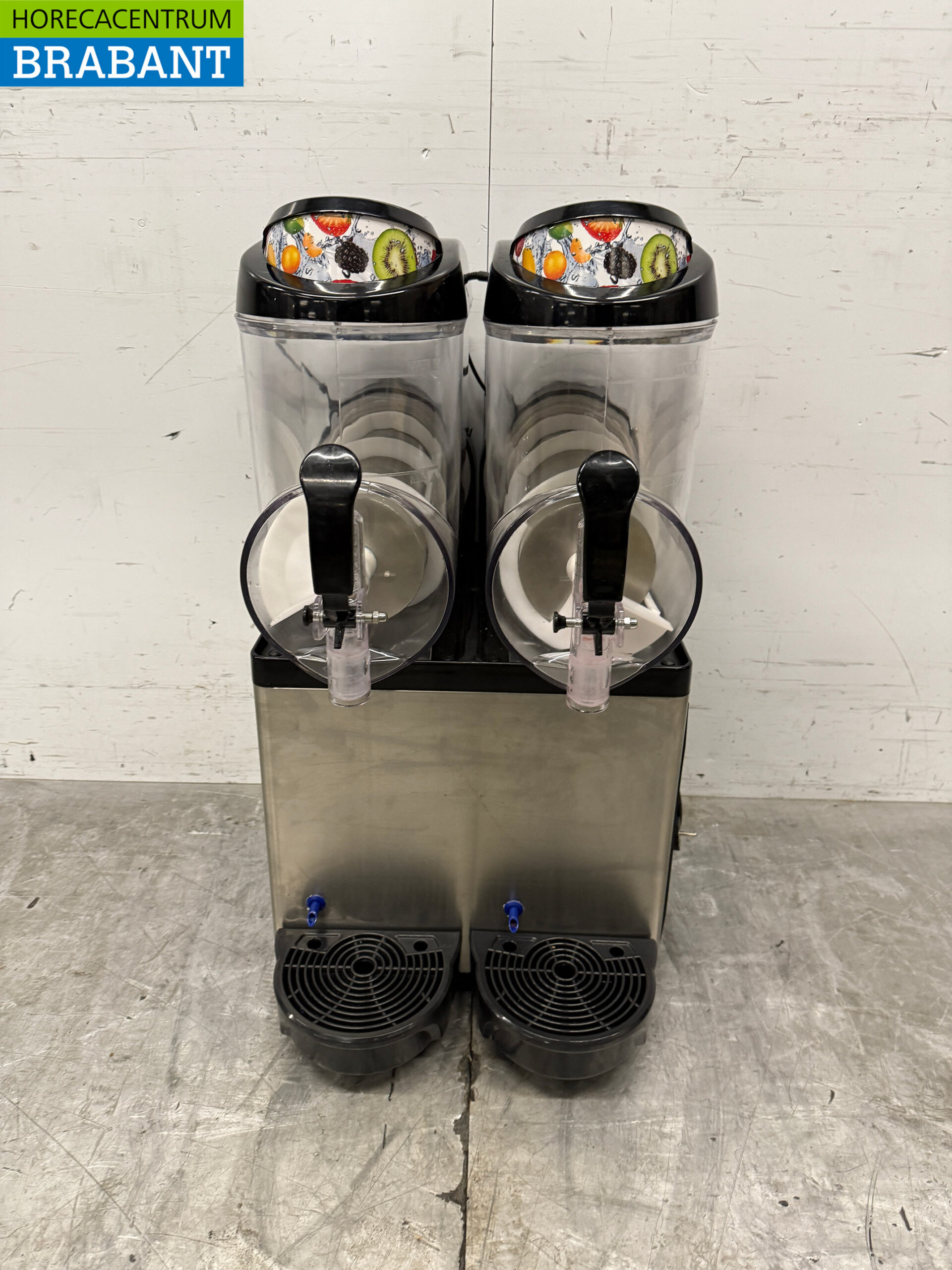 Stainless steel Slush Machine Granita Machine 2 x 12 liters 230V Horeca