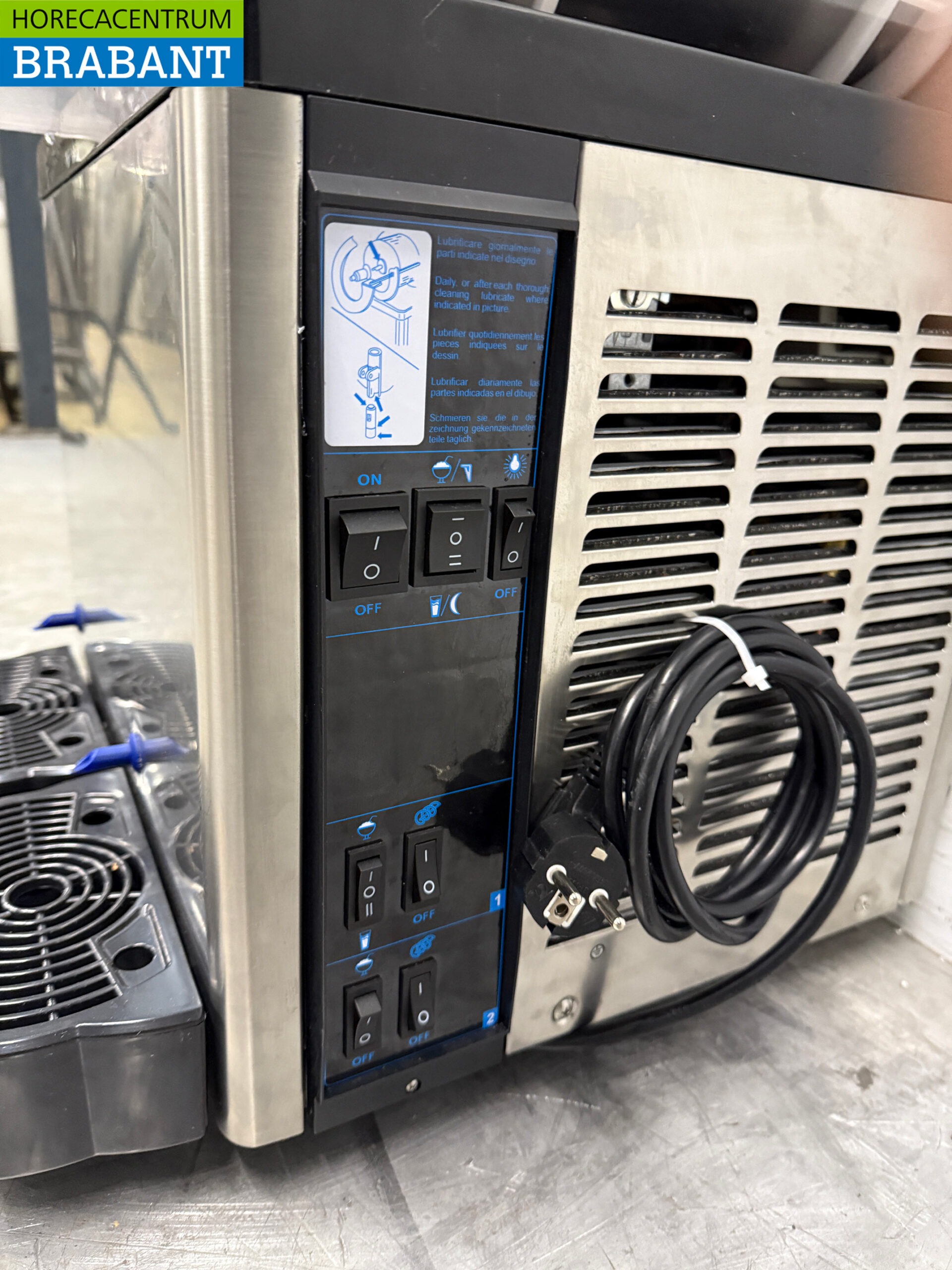 Stainless steel Slush Machine Granita Machine 2 x 12 liters 230V Horeca - Image 5