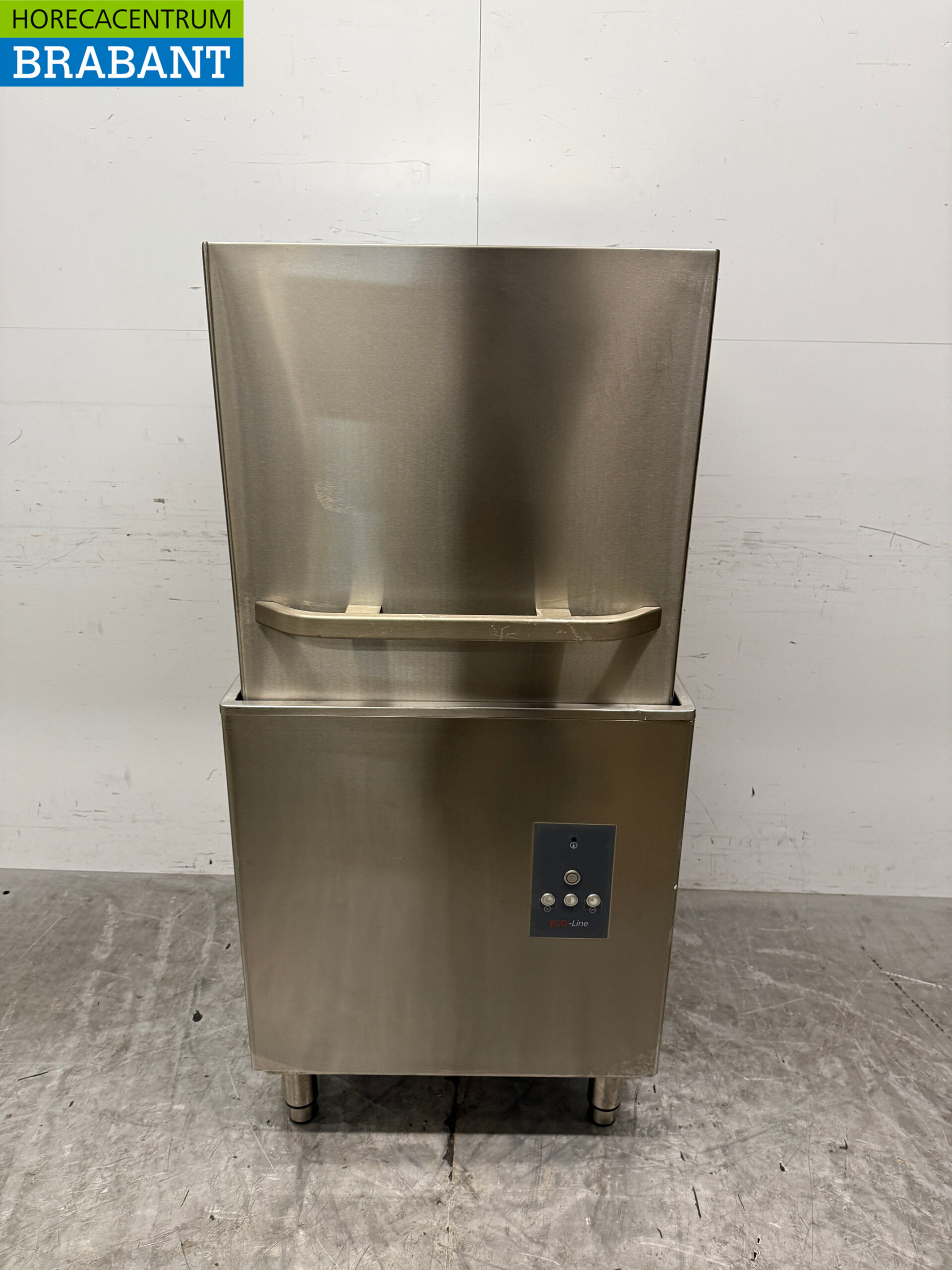 Stainless steel Asber Pass-through dishwasher with drain pump 400V Horeca