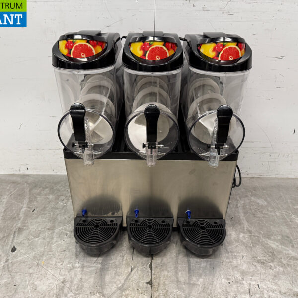 Stainless steel Slush Machine Granita Machine 3 x 12 liters 230V Horeca