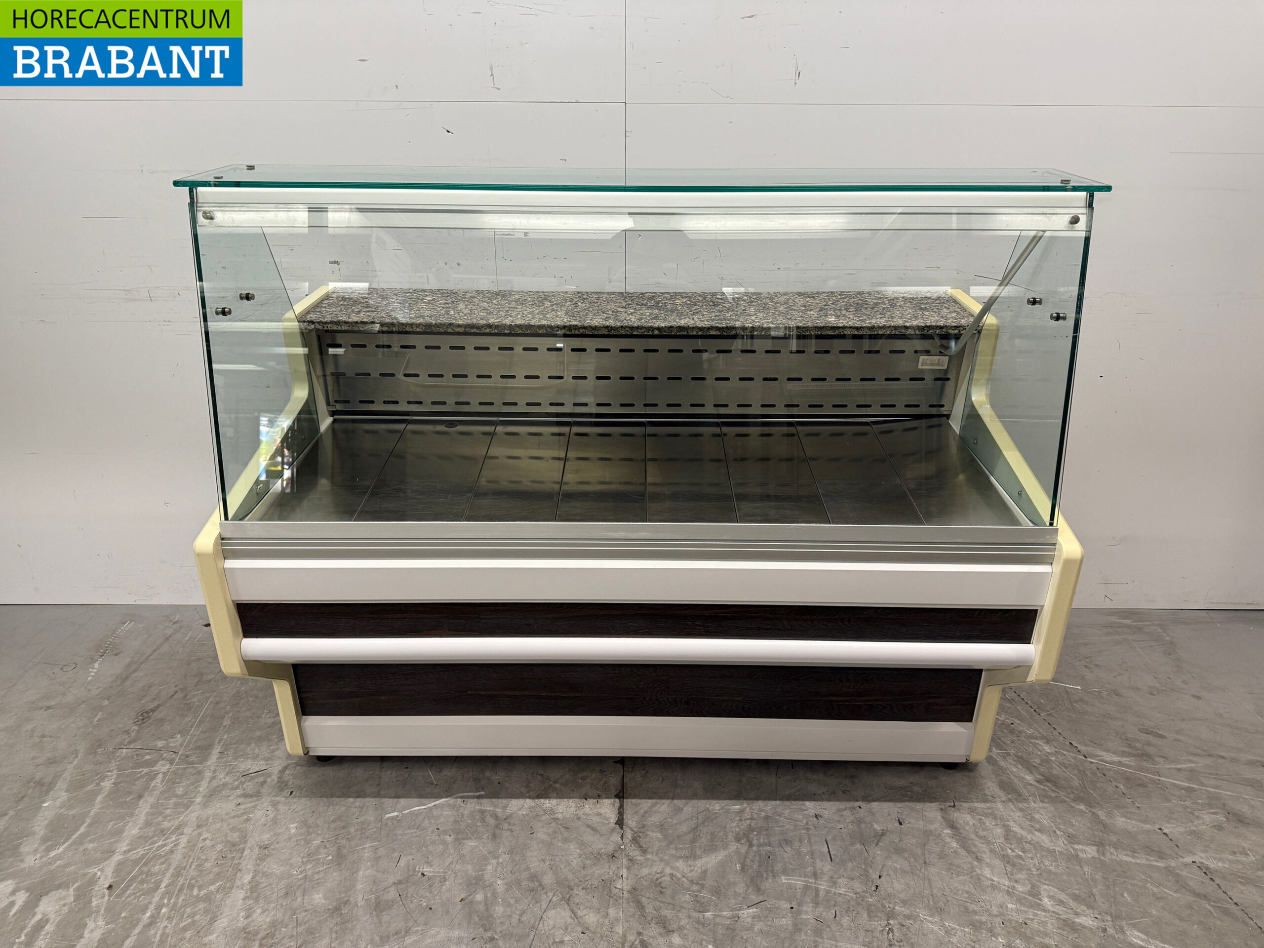 Zoin Refrigerated Display Case Snack Display Case Refrigerated Display Case 150 cm 230V Cafeteria Fries Tent Catering Industry
