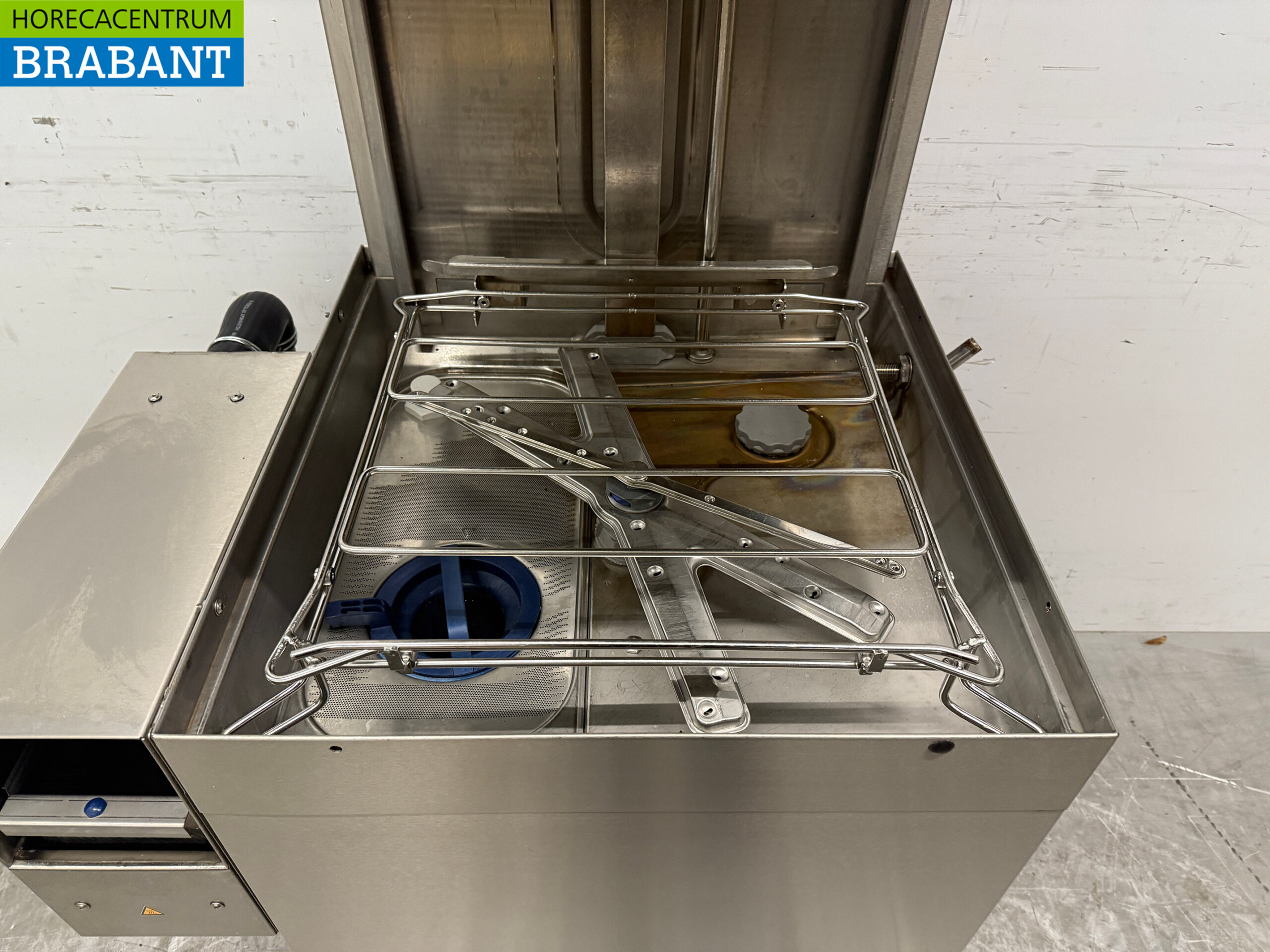 Stainless steel Hobart Premax Sliding dishwasher with drain pump 400V Catering - Image 5