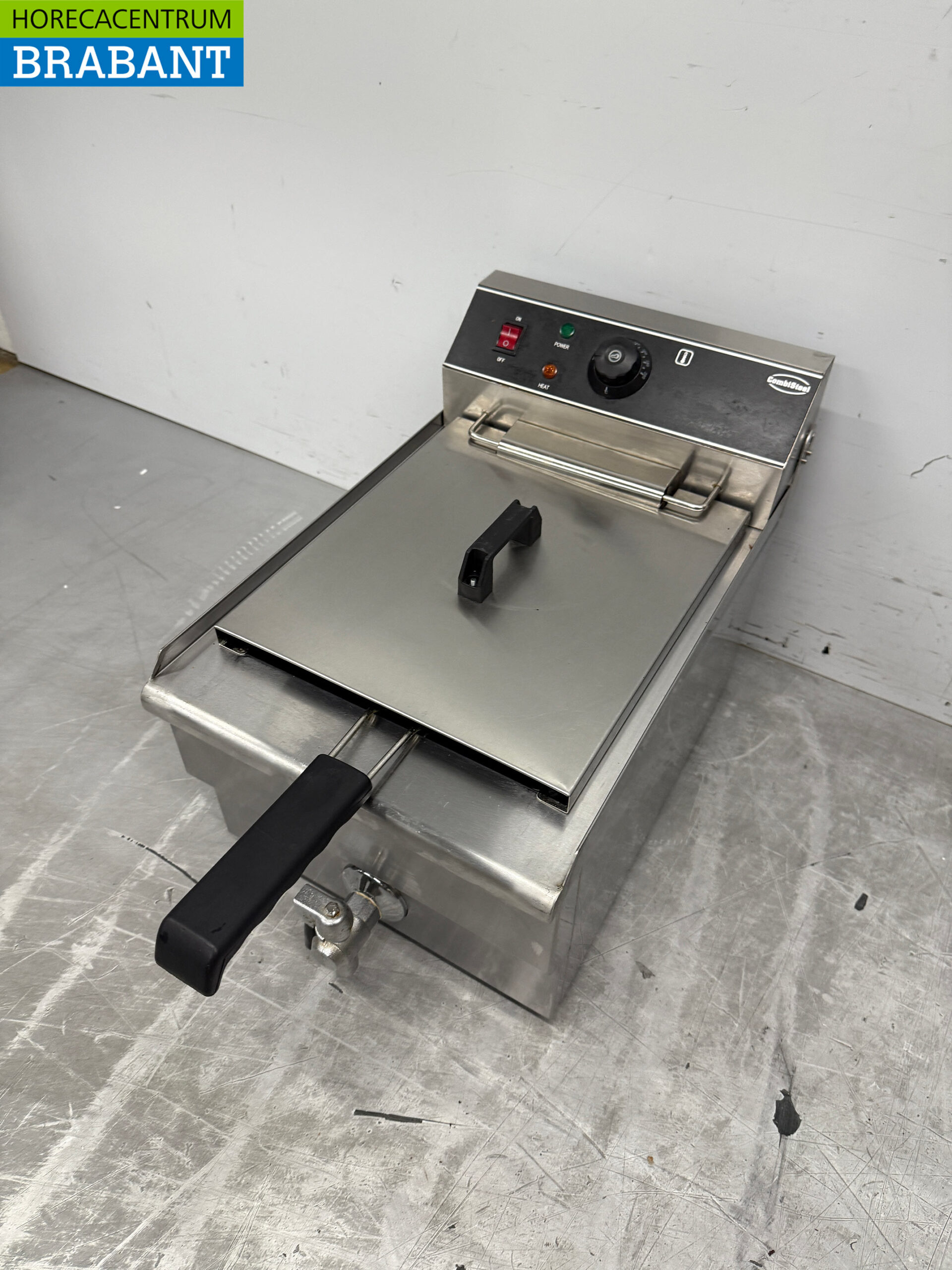 Stainless steel Combisteel Fryer 16 liters 400V Horeca - Image 2