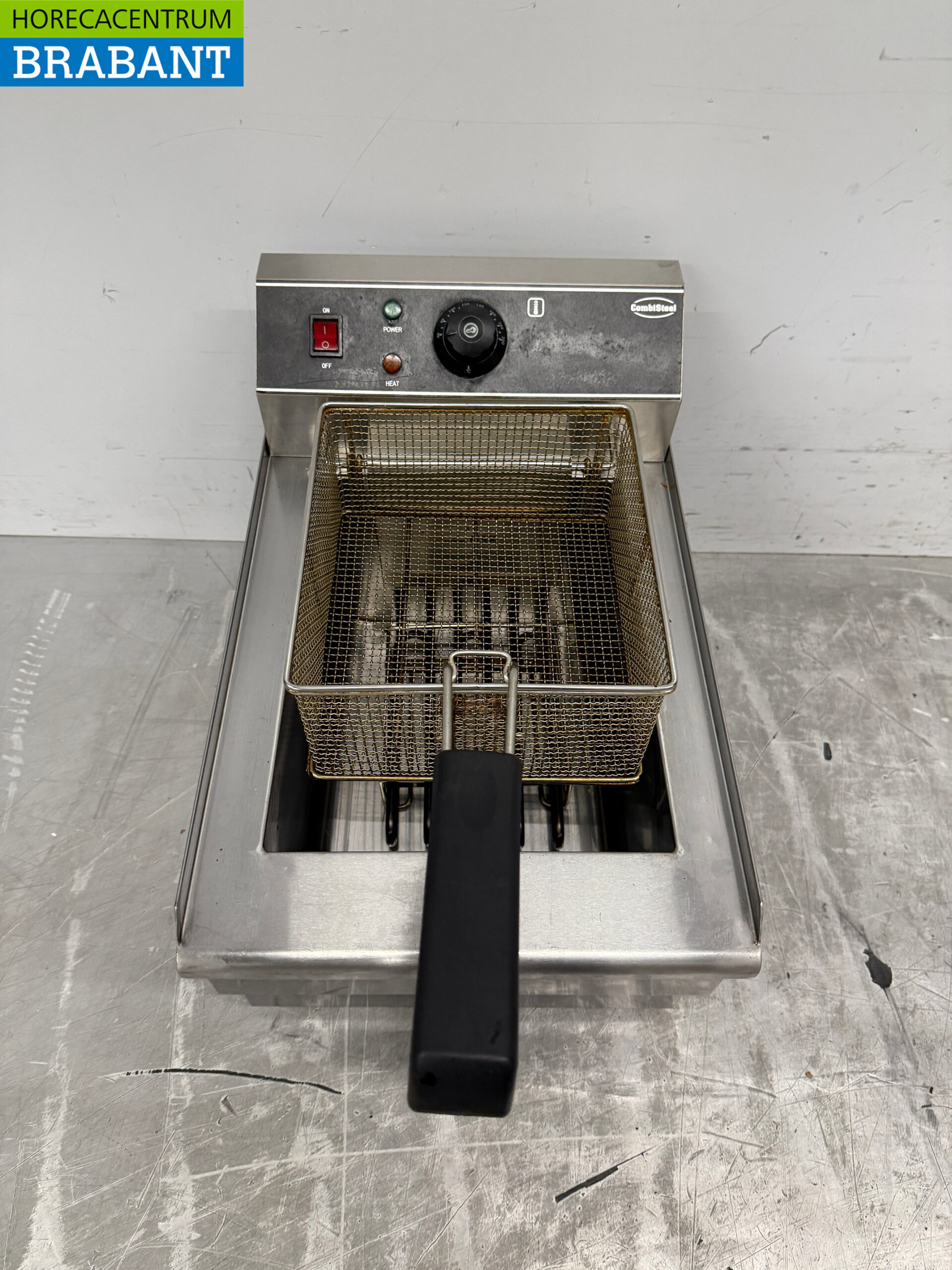 Stainless steel Combisteel Fryer 16 liters 400V Horeca - Image 4