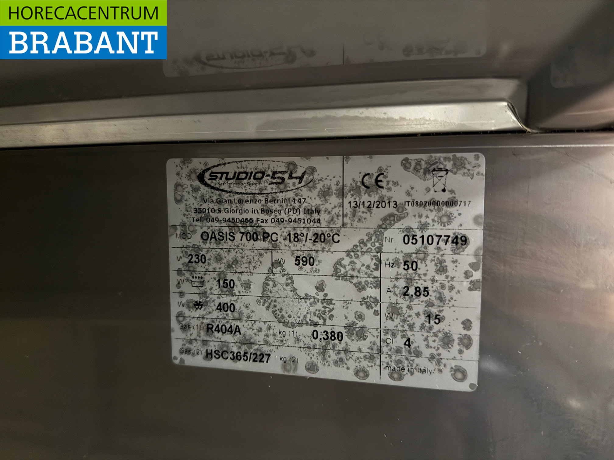 Stainless steel Studio 54 Freezer 700 liters 230V Catering - Image 5